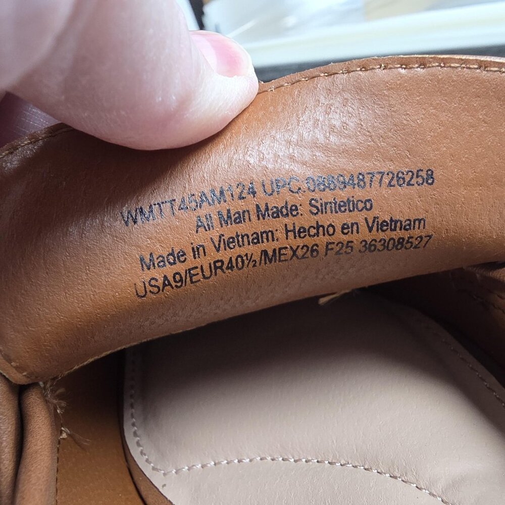 Time and Tru Shoes Womens Size 9 Brown Loafer Mule Memory Foam WMTT45AM124 - Picture 9 of 11